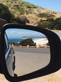 Road passing through landscape