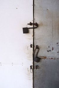 Full frame shot of metal door