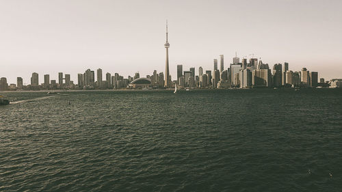 View of modern buildings against sky