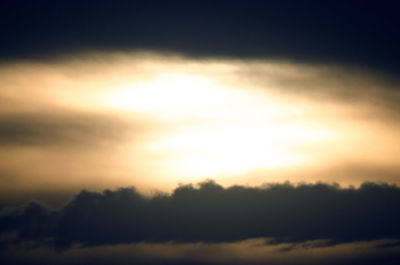 Scenic view of sky during sunset