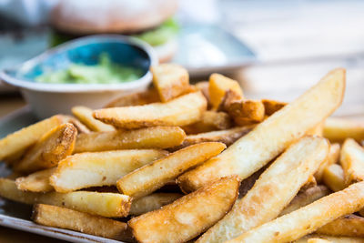 Close-up of french fries