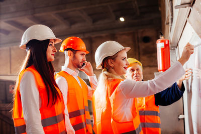 Group of people working