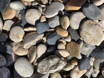 Full frame shot of stones