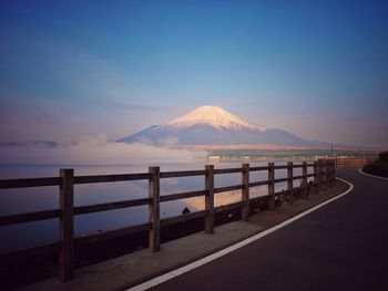 Scenic view of mount fuji