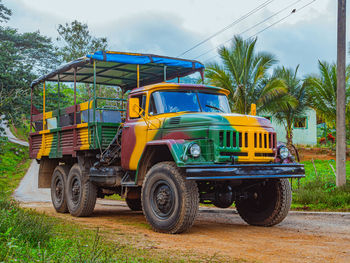 Car on road