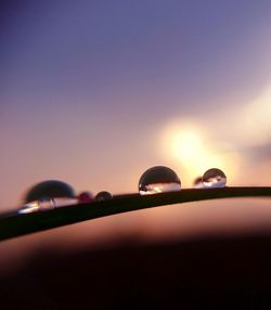 Close-up of sky during sunset