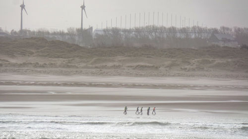 Group of people on the beach