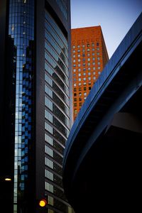 Low angle view of modern building