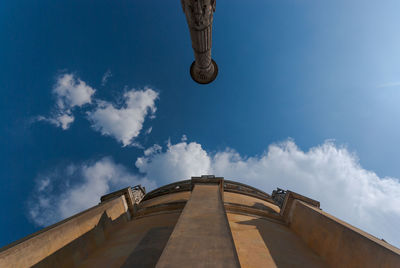 Low angle view of building against sky