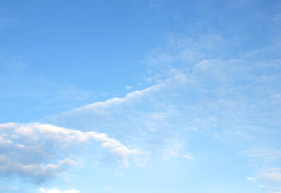 Low angle view of clouds in sky