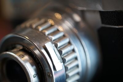 Close-up of machine part