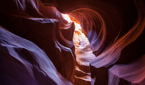 Rock formation in cave