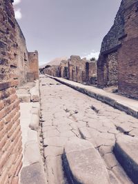 View of old ruins against sky