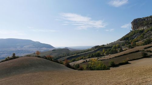 Panoramic view of landscape against sky