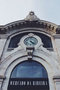 Low angle view of historical building