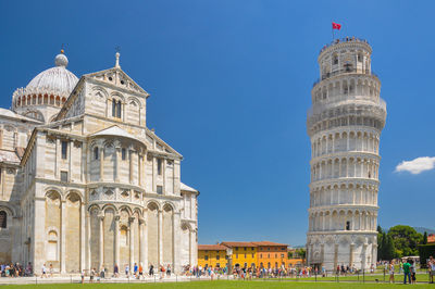 The leaning tower in pisa, italy