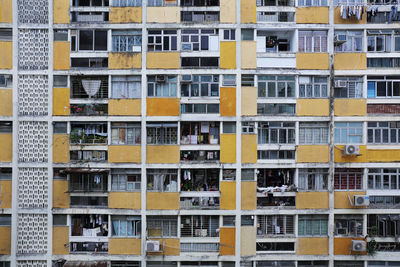 Full frame shot of residential building