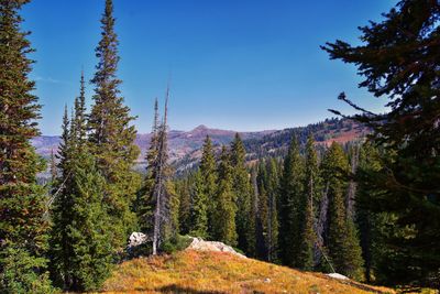 Lake martha hiking sunset peak, great western trail brighton rocky mountains, wasatch front, utah.