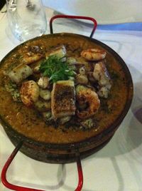 Close-up of meal served in plate