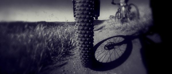 Close-up of wheel