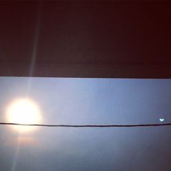 Low angle view of illuminated lights