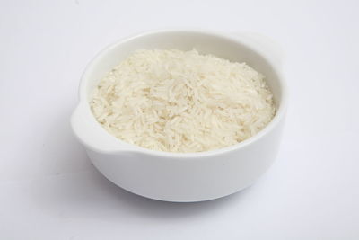 Close-up of food on white background