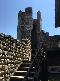 Low angle view of old building