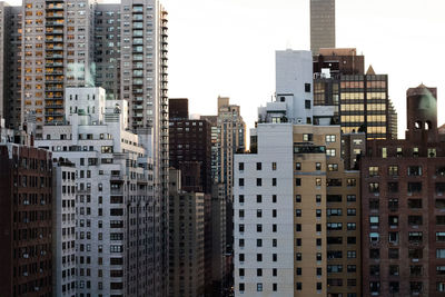 Modern skyscrapers in city