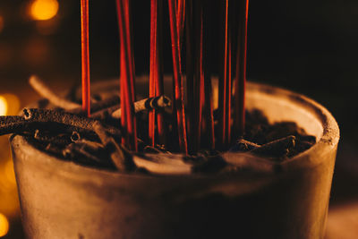 Close-up of coffee cup