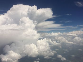 Low angle view of clouds in sky