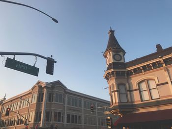 Low angle view of building against sky