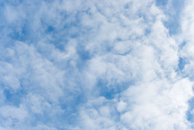 Low angle view of clouds in sky