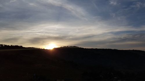 Scenic view of sunset