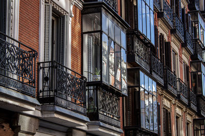 Low angle view of residential building