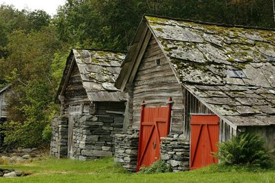 View of old built structure