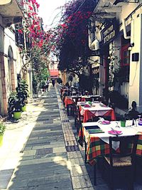 View of city street