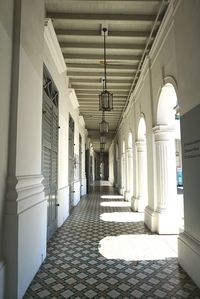 Corridor of building