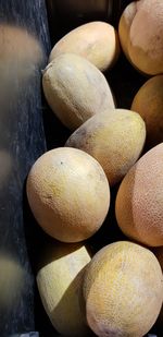 High angle view of fruits on table