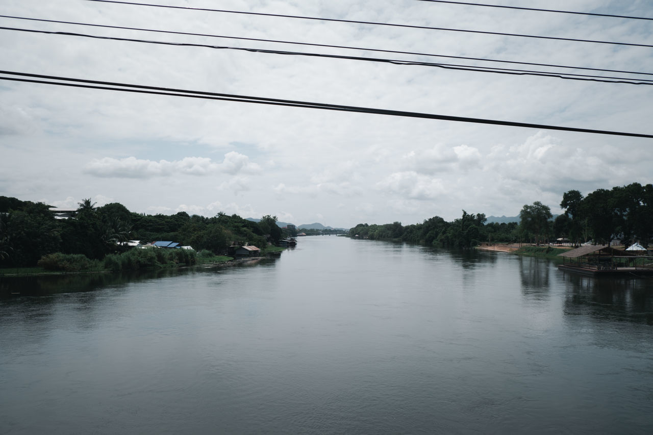 SCENIC VIEW OF RIVER AND TREES AGAINST SKY