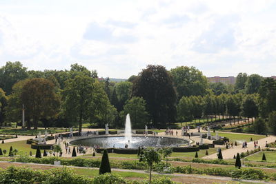 Sanssouci palace garden