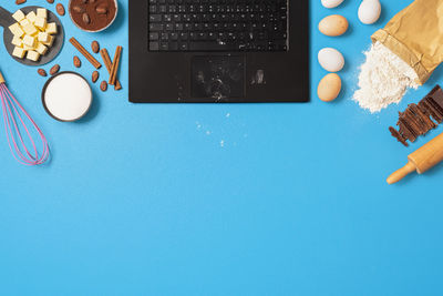 High angle view of coffee beans on table