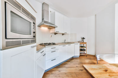 View of kitchen counter in apartment