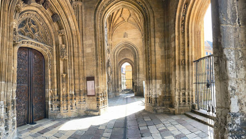 Low angle view of old building