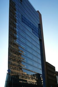 Low angle view of modern building