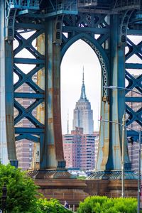 View of skyscrapers in city