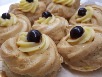 Close-up of dessert in plate