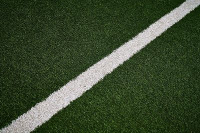 Full frame shot of soccer field