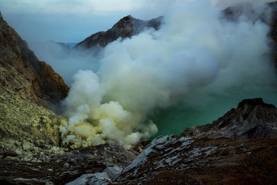 Volcano in indonesia 