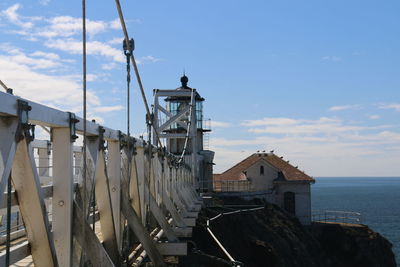 View of built structure against sky