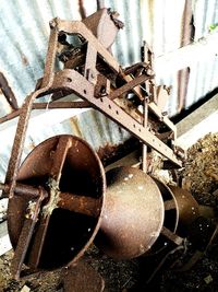 Close-up of rusty metal